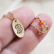 Load image into Gallery viewer, Oval Bitcoin Medallion on Dotted Chain