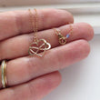 Load image into Gallery viewer, Infinity Heart Necklace • Heart & Infinity Symbol • Friendship Necklace • Best Friend Birthday • Gift For Friend • Gift of Eternal Love