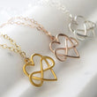 Load image into Gallery viewer, Infinity Heart Necklace • Heart & Infinity Symbol • Friendship Necklace • Best Friend Birthday • Gift For Friend • Gift of Eternal Love