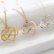 Load image into Gallery viewer, Infinity Heart Necklace • Heart & Infinity Symbol • Friendship Necklace • Best Friend Birthday • Gift For Friend • Gift of Eternal Love