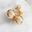 Load image into Gallery viewer, Round Stud Earrings • Gold Ball Earrings • Silver Stud Earrings • Minimalist Earrings • Round Gold Studs • Post Earring • Ball Studs