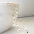 Load image into Gallery viewer, Dainty Gold Necklace • Fancy Link Necklace • Lace Chain • Layering Chain • Gift For Her • Minimalist Jewelry • Everyday Jewelry