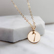 Load image into Gallery viewer, Gold Choker • Double Wrap Necklace • Long Necklace • 2 in 1 Layered • Lucky Number Disk • Personalized Stamped Pendant • Choker Wrap