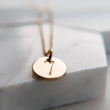 Load image into Gallery viewer, Gold Choker • Double Wrap Necklace • Long Necklace • 2 in 1 Layered • Lucky Number Disk • Personalized Stamped Pendant • Choker Wrap