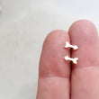 Load image into Gallery viewer, Tiny Gold Arrow Studs • Small Stud Earrings • Dainty Gold Studs • Small Silver Arrows • Delicate Arrow Earrings