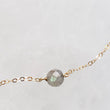 Load image into Gallery viewer, Labradorite Necklace • Single Bead Necklace • Delicate Gold Chain • Dainty Layering Necklace • Gift For Her • Stocking Stuffer