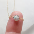 Load image into Gallery viewer, Labradorite Necklace • Single Bead Necklace • Delicate Gold Chain • Dainty Layering Necklace • Gift For Her • Stocking Stuffer