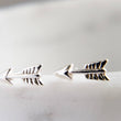 Load image into Gallery viewer, Little Arrow Earrings • Tiny Arrow Studs • Silver Arrow Studs • Tiny Boho Arrows • Festival Jewelry • Arrow Tragus Earring • Delicate Arrows
