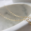 Load image into Gallery viewer, Dainty Gold Necklace • Fancy Link Necklace • Lace Chain • Layering Chain • Gift For Her • Minimalist Jewelry • Everyday Jewelry