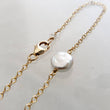 Load image into Gallery viewer, Delicate Pearl Bracelet • Tiny Coin Pearl • Minimalist Jewelry • Layering Bracelet • Bridesmaid Gift • Single Pearl • Gift For Her