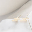 Load image into Gallery viewer, 14K Gold Lightning Bolt Studs • Dainty Lightning Bolts • Tiny Gold Studs • Thunderbolt Earrings • Lightning Earrings • Gift For Her