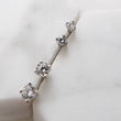 Load image into Gallery viewer, Tiny CZ Stud Earrings • Cubic Zirconia Studs • Dainty Silver Earring Studs • Delicate Sparkle Studs • Multiple Piercing Studs