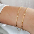 Load image into Gallery viewer, Delicate Gold Bracelet • Two Sizes • Dainty Lace Chain • Gift For Her • Essential Chain Bracelet • Must Have Gold Bracelet • Layering Style