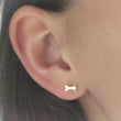 Load image into Gallery viewer, Tiny Gold Arrow Studs • Small Stud Earrings • Dainty Gold Studs • Small Silver Arrows • Delicate Arrow Earrings