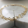 Load image into Gallery viewer, Double Link Bracelet • Two Strand Gold Bracelet • Delicate Chain Bracelet • Stacking Bracelet • Layering Bracelet • Dainty Gold Bracelet