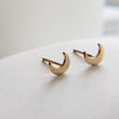 Load image into Gallery viewer, 14k Gold Crescent Moon Studs • Tiny Gold Earrings • Stud Earrings • Gold Crescent Moon Earrings • Gold Studs • Gift For Her