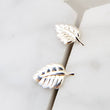 Load image into Gallery viewer, Little Leaf Studs • Tiny Leaf Earrings • Gold Leaves • Delicate Leaf Studs • Minimalist Stud Earrings • Dainty Leaf Earrings • Gift For Her