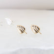Load image into Gallery viewer, Little Leaf Studs • Tiny Leaf Earrings • Gold Leaves • Delicate Leaf Studs • Minimalist Stud Earrings • Dainty Leaf Earrings • Gift For Her