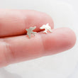 Load image into Gallery viewer, Sweet Little Bird Studs • Tiny Swallow Earrings • Delicate Post Earrings • Tiny Bird Studs • Little Stud Earrings • Gold Bird Studs