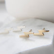 Load image into Gallery viewer, Lightning Bolt Studs • Silver Lightning Bolts • Tiny Silver Studs • Thunderbolt Earrings • Lightning Earrings • Gift For Her • Dainty Studs