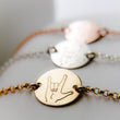 Load image into Gallery viewer, Best Friend Gift • ASL • I Love You • Sign Language Bracelet • Hand Gestures • American Sign Language • Sister Gift • Gift For Her • ILY