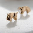 Load image into Gallery viewer, Tiny Unicorn Stud Earrings • Cute Little Unicorns • Gold Unicorn Earrings • Magical Unicorn Studs • Sweet Stud Earrings • Einhorn Studs