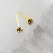 Load image into Gallery viewer, Super Tiny CZ Stud Earrings • Cubic Zirconia Studs • Dainty Silver Earring Studs • Delicate Sparkle Studs • Multiple Piercing Studs