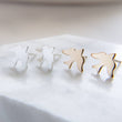 Load image into Gallery viewer, Sweet Little Bird Studs • Tiny Swallow Earrings • Delicate Post Earrings • Tiny Bird Studs • Little Stud Earrings • Gold Bird Studs