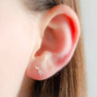 Load image into Gallery viewer, Little Arrow Earrings • Tiny Arrow Studs • Silver Arrow Studs • Tiny Boho Arrows • Festival Jewelry • Arrow Tragus Earring • Delicate Arrows