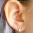 Load image into Gallery viewer, Tiny Unicorn Stud Earrings • Cute Little Unicorns • Gold Unicorn Earrings • Magical Unicorn Studs • Sweet Stud Earrings • Einhorn Studs