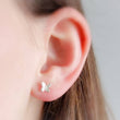 Load image into Gallery viewer, Tiny Butterfly Studs • Petite Butterflies • Butterfly Silhouette Posts • Simple Minimal Earrings • Sterling Silver Butterfly • Stud Earrings