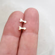 Load image into Gallery viewer, Tiny Gold Arrow Studs • Small Stud Earrings • Dainty Gold Studs • Small Silver Arrows • Delicate Arrow Earrings