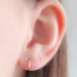 Load image into Gallery viewer, 14k Endless Hoop Earrings • Solid Gold Hoops • Thin Lightweight Hoops • Delicate Earrings • Huggie Hoops • Tiny Hoop Earrings