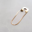 Load image into Gallery viewer, 14k Safety Pin Earring • Modern Style • Simple Gold Safety Pin • 14 Karat Gold Safety Pin Ear Wire • Minimalist Earring