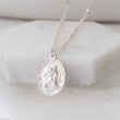 Load image into Gallery viewer, Dainty St. Christopher Necklace • Saint Christopher Medallion • Patron Saint of Travelers • Protection • Religious Jewelry