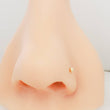 Load image into Gallery viewer, 14K Gold Nose Stud • 20G • Tiny Ball or Button Top Nose Stud • L Bend • Delicate Nose Stud • Minimalist • Round Gold Ball • Dainty Nose Bead