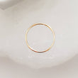 Load image into Gallery viewer, 14k Gold Super Thin Endless Hoops • 22g • Tiny Hoop Earrings • Seamless Hoops • Dainty Earrings • Cartilage • Tragus • Septum • Nose