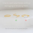 Load image into Gallery viewer, 14k Gold Super Thin Endless Hoops • 22g • Tiny Hoop Earrings • Seamless Hoops • Dainty Earrings • Cartilage • Tragus • Septum • Nose