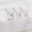Load image into Gallery viewer, Tiny Sparkle Studs • CZ Set • Little Crystal Earring Studs • Delicate Stud Set • Multiple Piercing Set • Mixed Stud Set • Cubic Zirconia