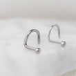 Load image into Gallery viewer, Ball or Dome Nose Stud • 18g or 20g • Surgical Steel • Tiny Ball Top Nose Screw • Delicate Nose Stud • Minimalist • Round 2mm Ball • Dainty