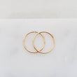 Load image into Gallery viewer, 14k Gold Super Thin Endless Hoops • 22g • Tiny Hoop Earrings • Seamless Hoops • Dainty Earrings • Cartilage • Tragus • Septum • Nose