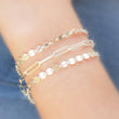 Load image into Gallery viewer, Gold Link Bracelets • Choose Your Style • Layering Bracelet • Box Chain • Sequin Chain • Cuban Curb Link • Paper Clip Link • Chunky Chain