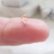 Load image into Gallery viewer, 14K Gold Nose Screw with 1.5mm Diamond CZ. 20G But Studio Blue on Etsy