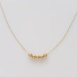 Load image into Gallery viewer, Floating Bead Necklace • Delicate Gold Necklace • Multiple Bead Necklace • Customize • Personalize • Dainty Jewelry • Minimalist Style