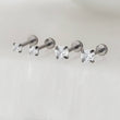 Load image into Gallery viewer, Tiny Diamond CZ Flat Back Studs • Threadless • Lobe • Labret • Monroe • Cartilage • Lip • Body Jewelry • Implant Grade Titanium • 18g