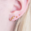 Load image into Gallery viewer, Snake Studs • Ball Back • Screw Back • Gold Snake Earrings • Small Stud Earrings • Little Snakes • 16g • Snake Jewelry • Body Jewelry