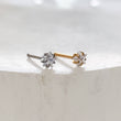 Load image into Gallery viewer, Star CZ Nose Bone • 20 Gauge Nose Stud • Star CZ Diamond Nose Stud • 20g • 316L Surgical Steel • Dainty Stud • Star Shape • Body Jewelry