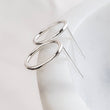 Load image into Gallery viewer, Modern Circle Studs • Petite Gold Studs • Open Circle Earring Posts • Simple Minimal Earrings • Silver Circles • Dainty Style
