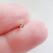 Load image into Gallery viewer, Bezel Set CZ Nose Bone • Sparkly Nose Bone • Dainty Nose Jewelry • Gold & CZ Nose Stud • 20 Gauge • 18G • Body Jewelry • Minimalist Style