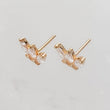 Load image into Gallery viewer, Marquise Diamond CZ Flat Back Studs